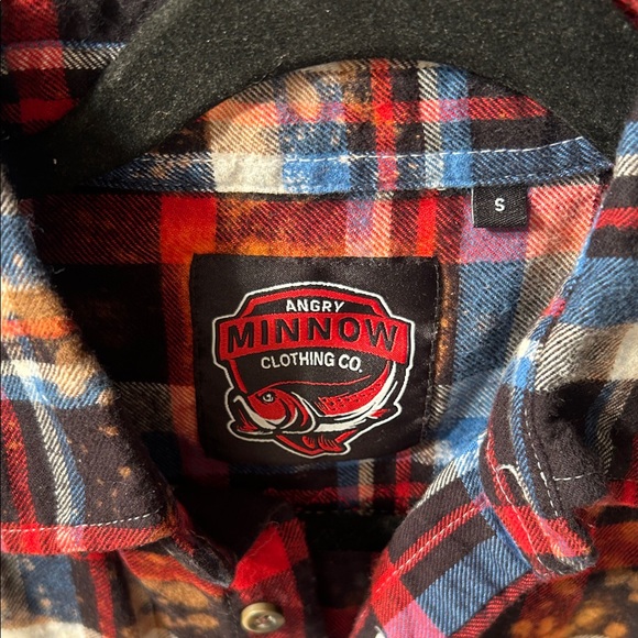 Angry Minnow Wonder Woman Plaid Flannel Shirt - Picture 4 of 6